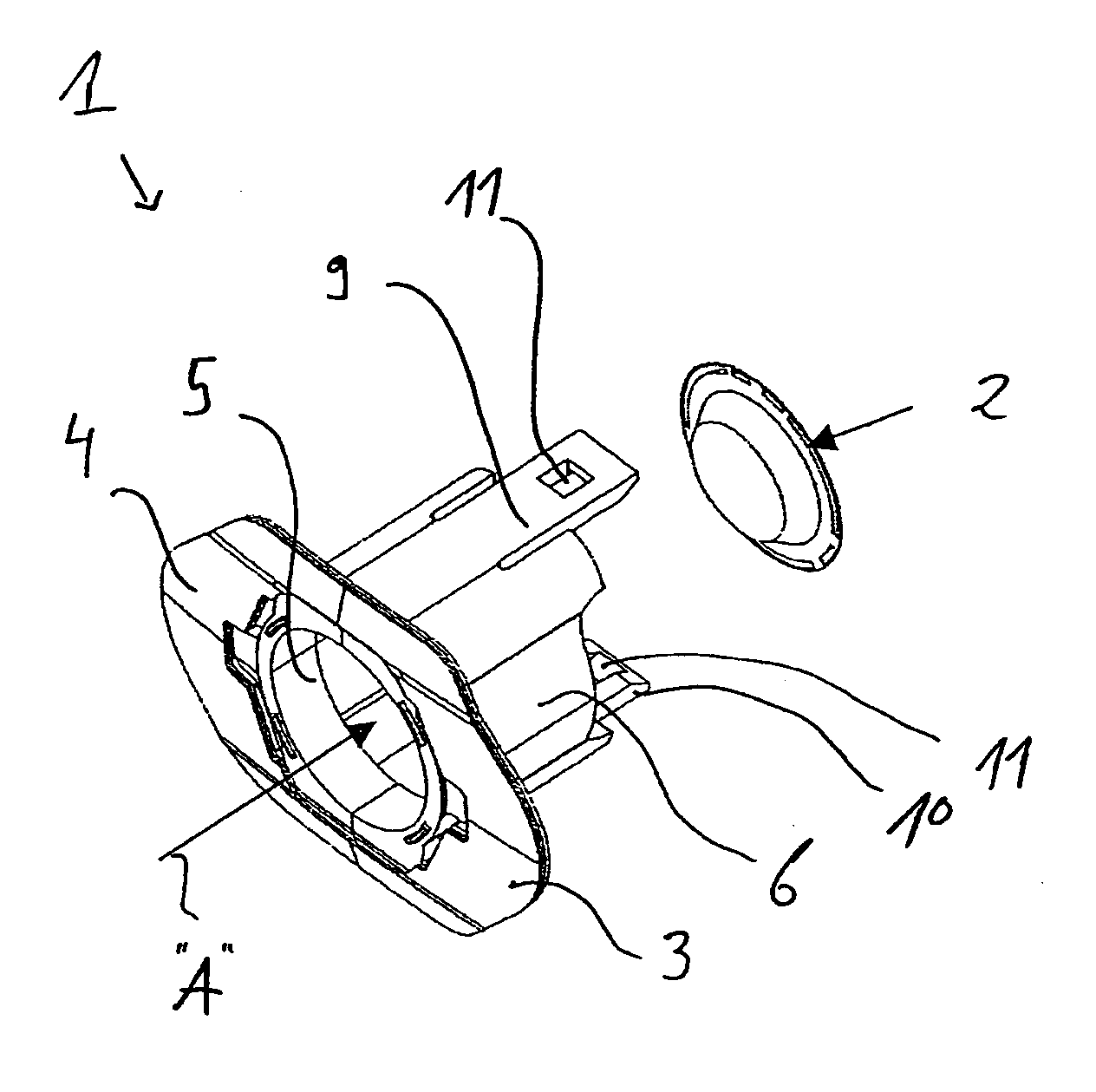 Mounting means for a sensor device