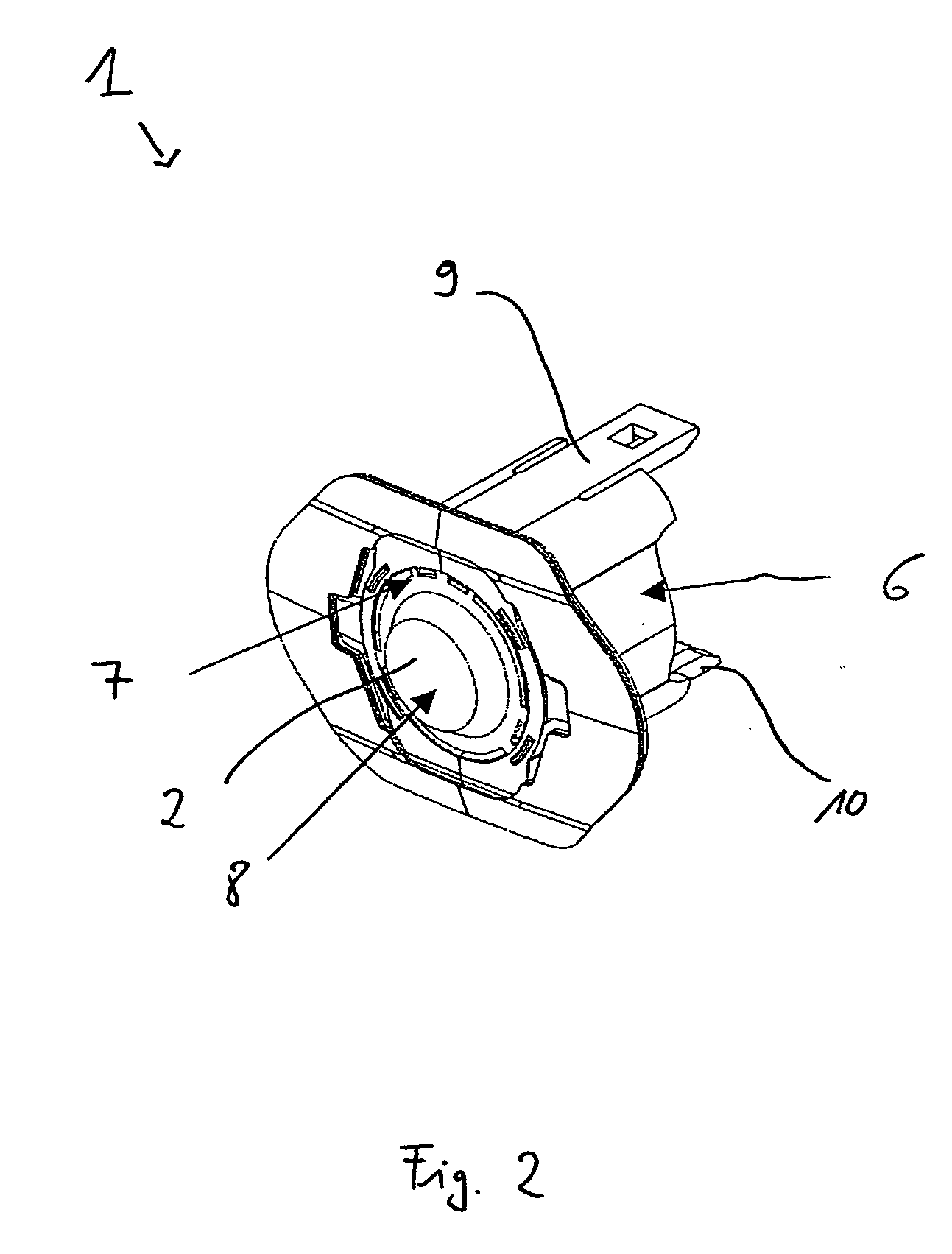 Mounting means for a sensor device