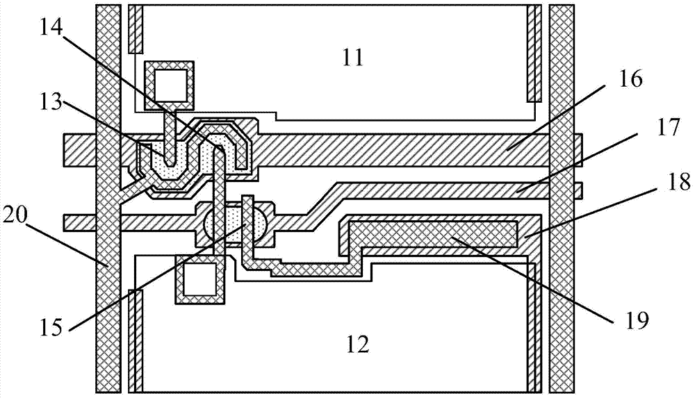 Low-color-error liquid crystal array substrate and drive method thereof