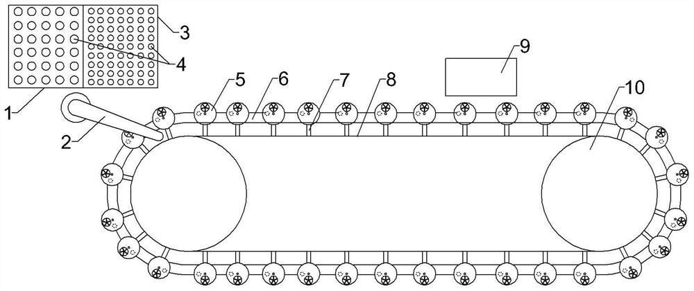 Automatic anti-loss specimen receiving device