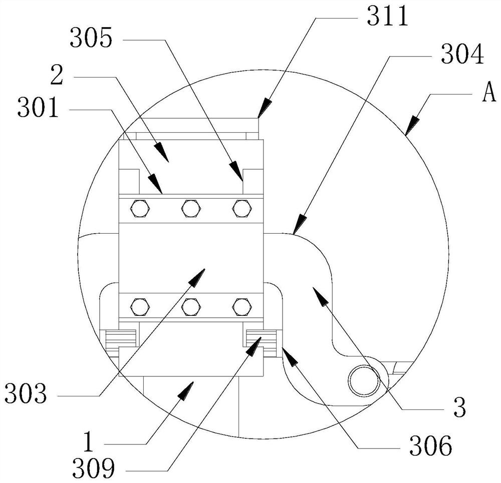 Sewing machine threading rack with thread jamming prevention protection function for garment production