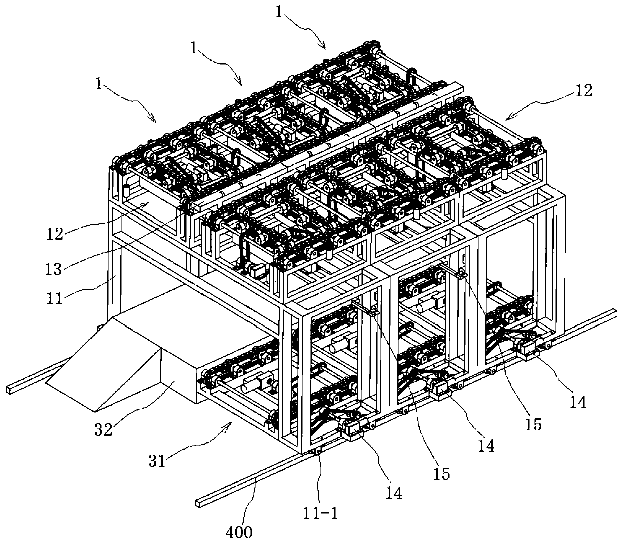 Planar moving type modularized intelligent stereo garage