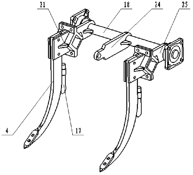 Vibration deep-scarification and fertilization precision drill