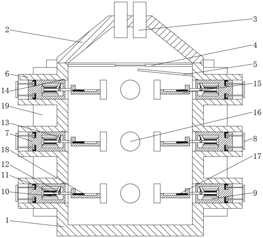 Magnetron sputtering vacuum coating machine