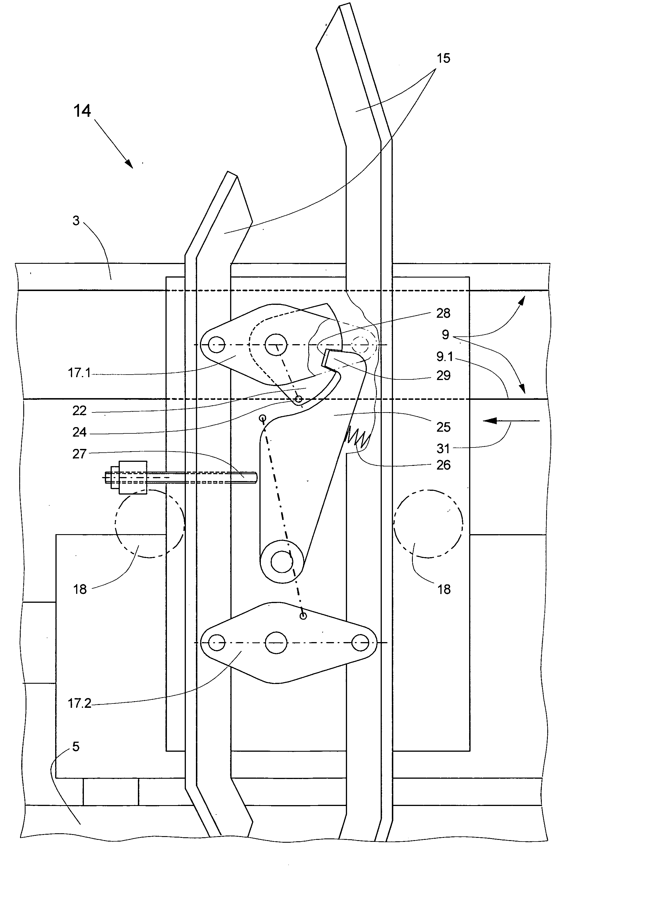 Elevator door drive device