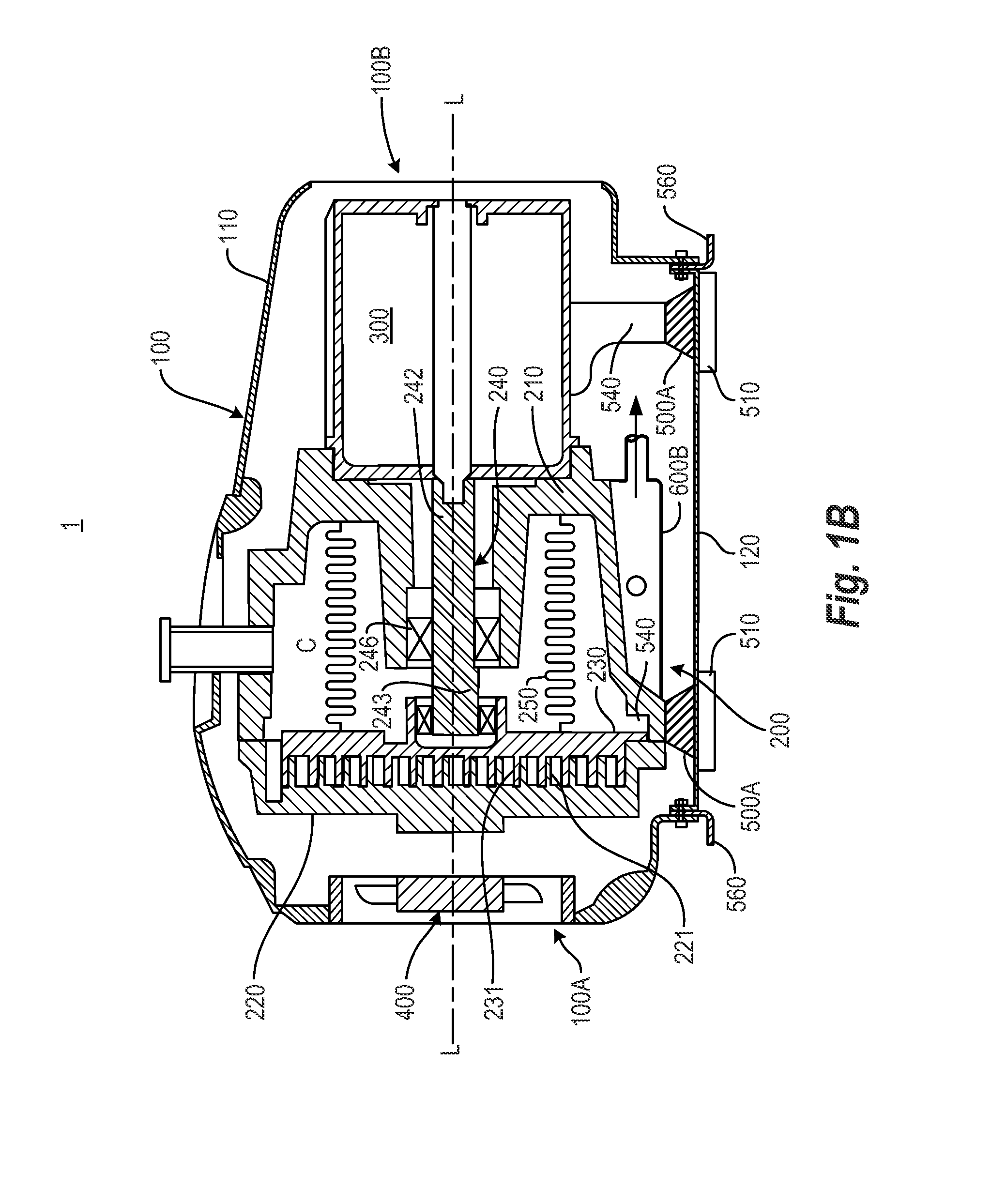 Vibration/noise management in a scroll compressor