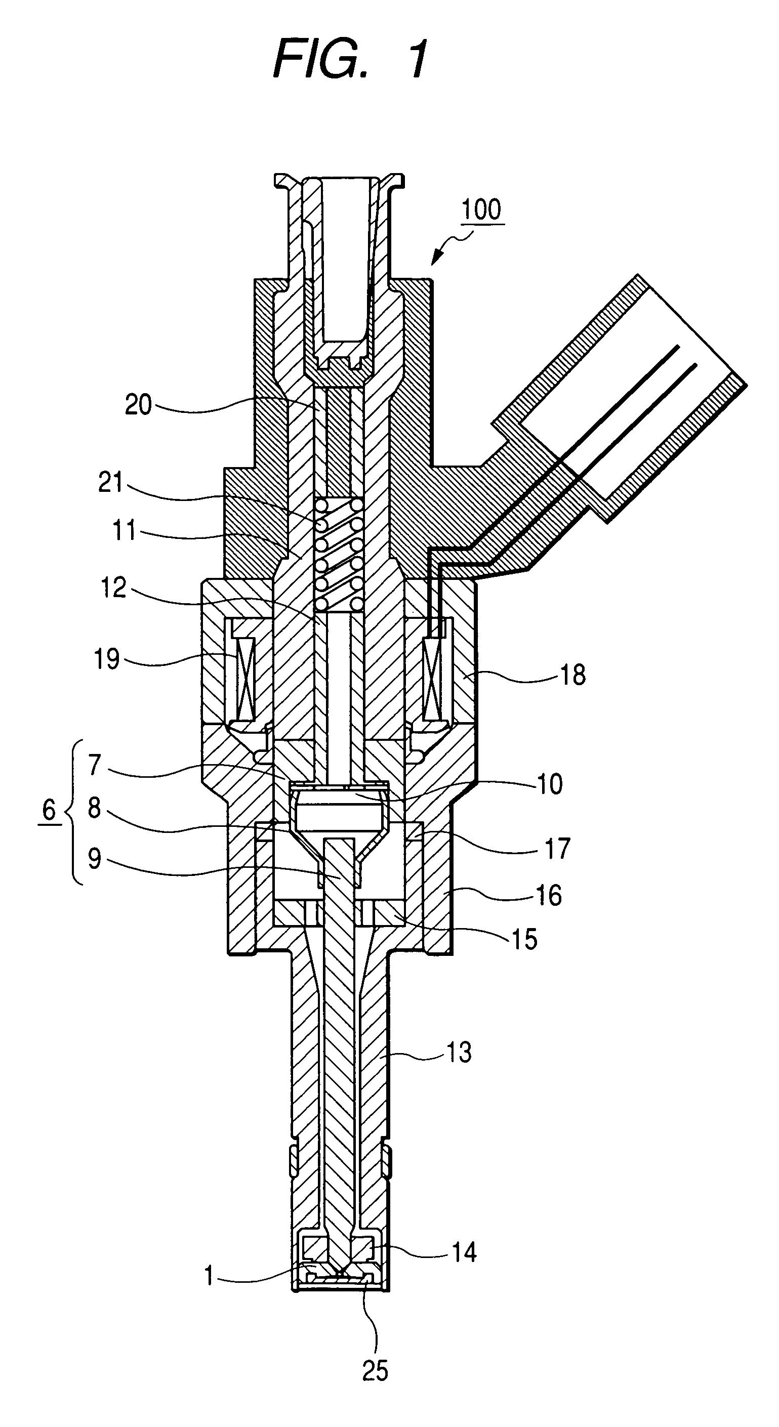 Fuel injector and in-cylinder direct-injection gasoline engine