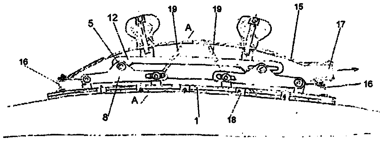 A sander used in particular for sanding of flat, concave, and convex surfaces and the method of its utilisation