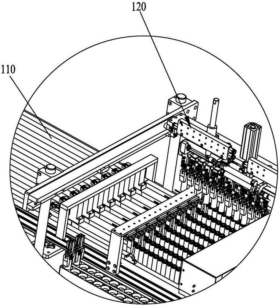 Battery packing mechanism and battery sorting and receiving machine