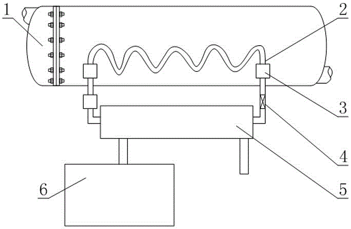 Hot water device with long service life