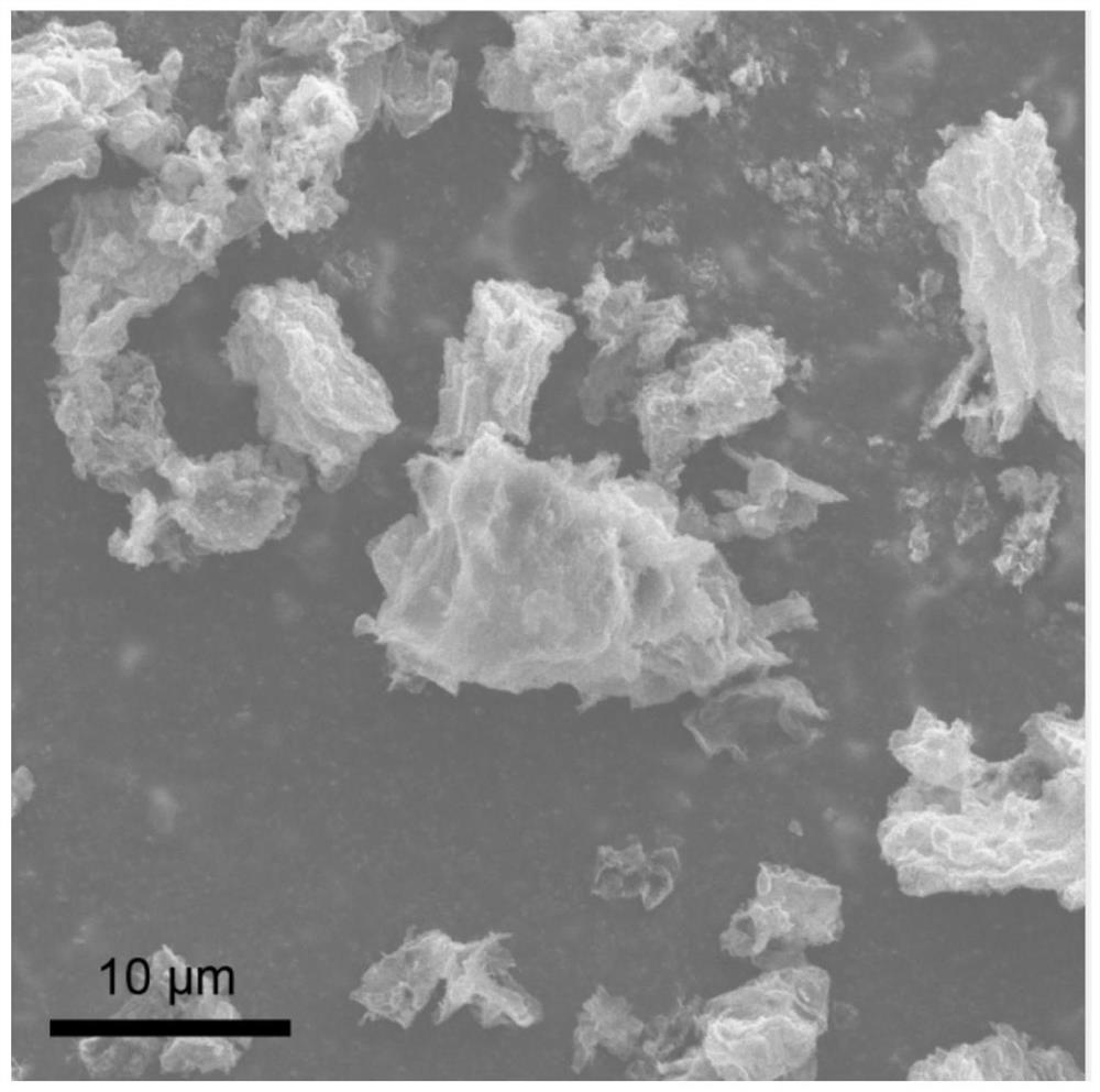 Two-dimensional gamma-graphdiyne powder and preparation method thereof