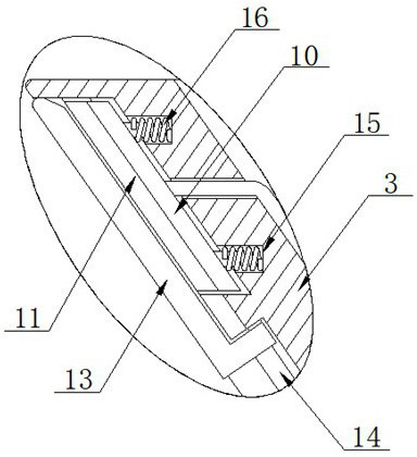 An automatic parking charging device for an unmanned ship