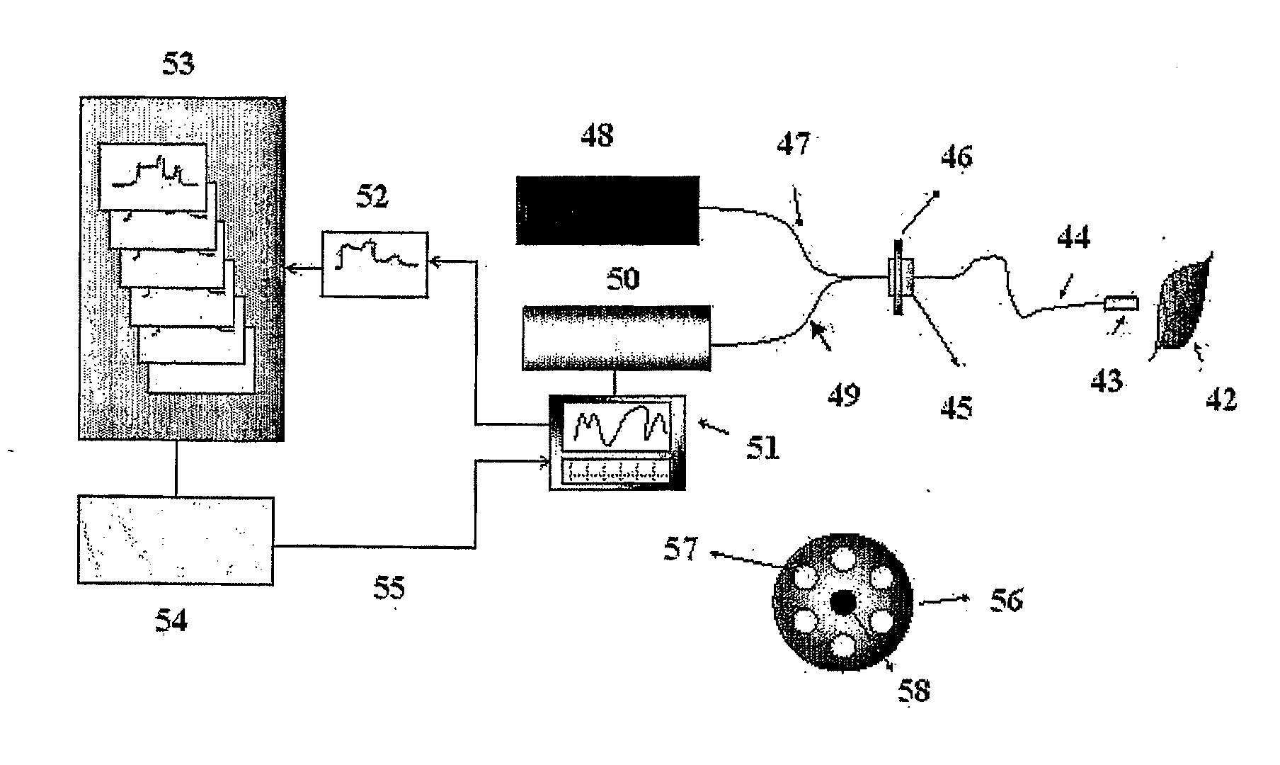 Method, apparatus and system for diagnosis of stress and disease in higher plants