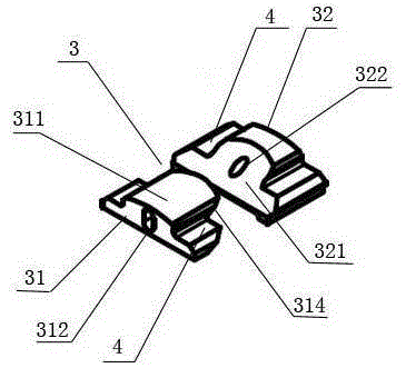 Floating mounting structure of laser electrode plate