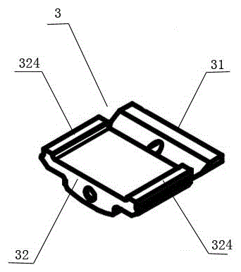 Floating mounting structure of laser electrode plate