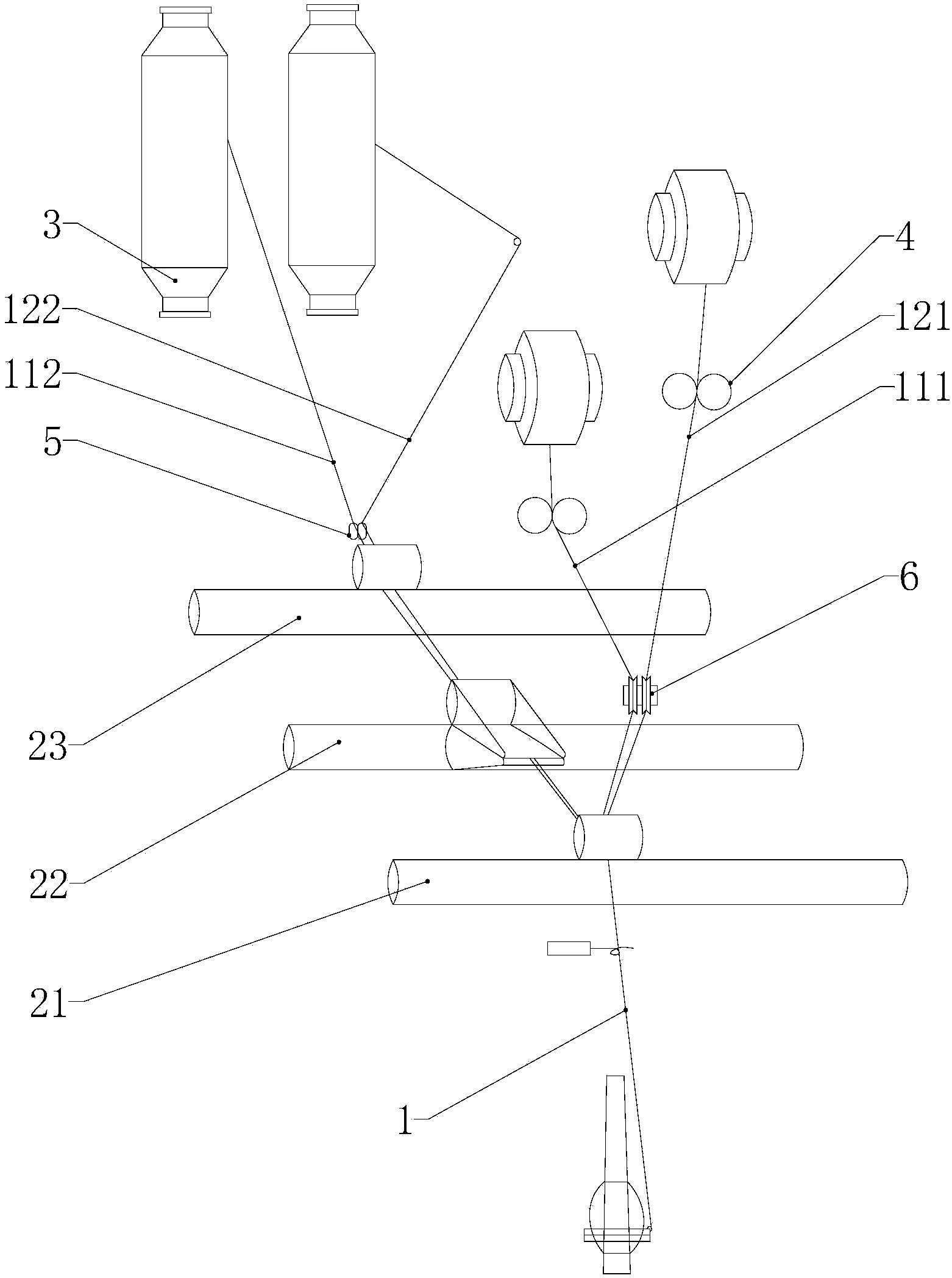 Novel multi-component elastomeric yarn, textile fabrics, and preparation method and device thereof