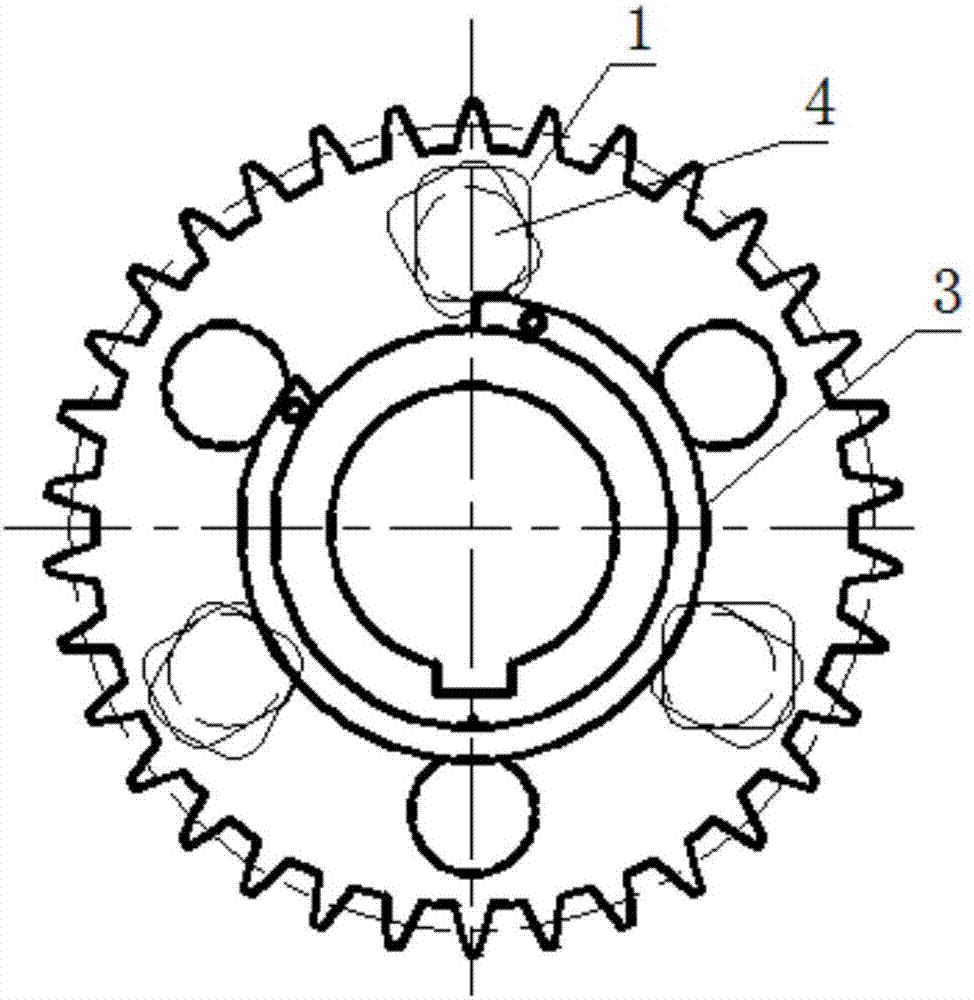 Anti-backlash gear device