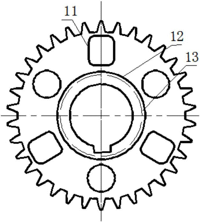 Anti-backlash gear device