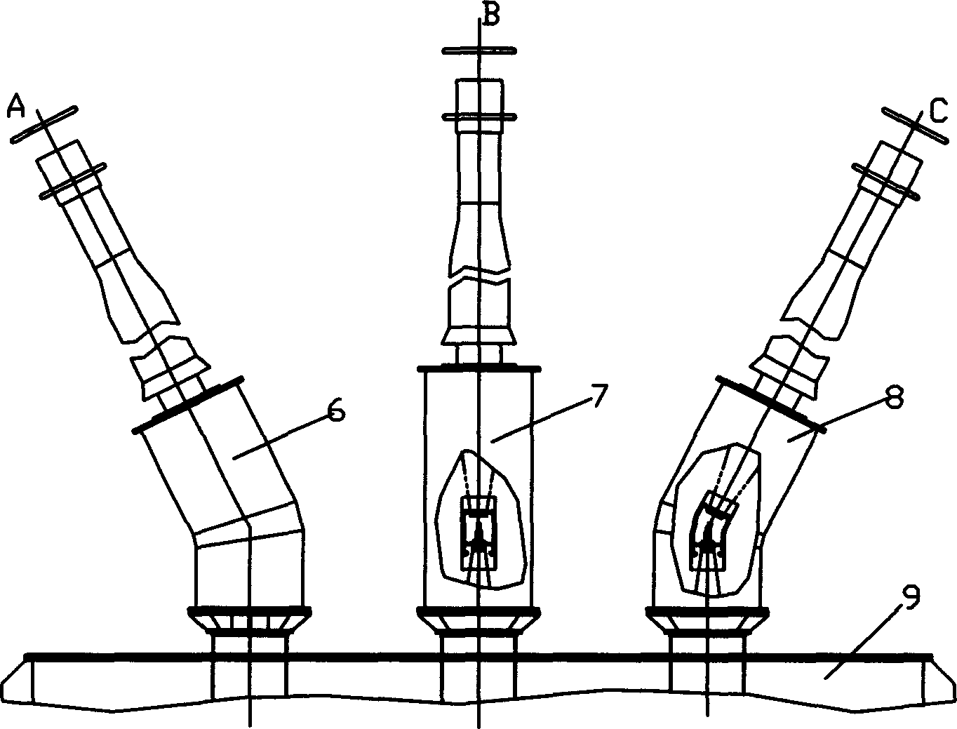 Transformer cannula test device and its test method