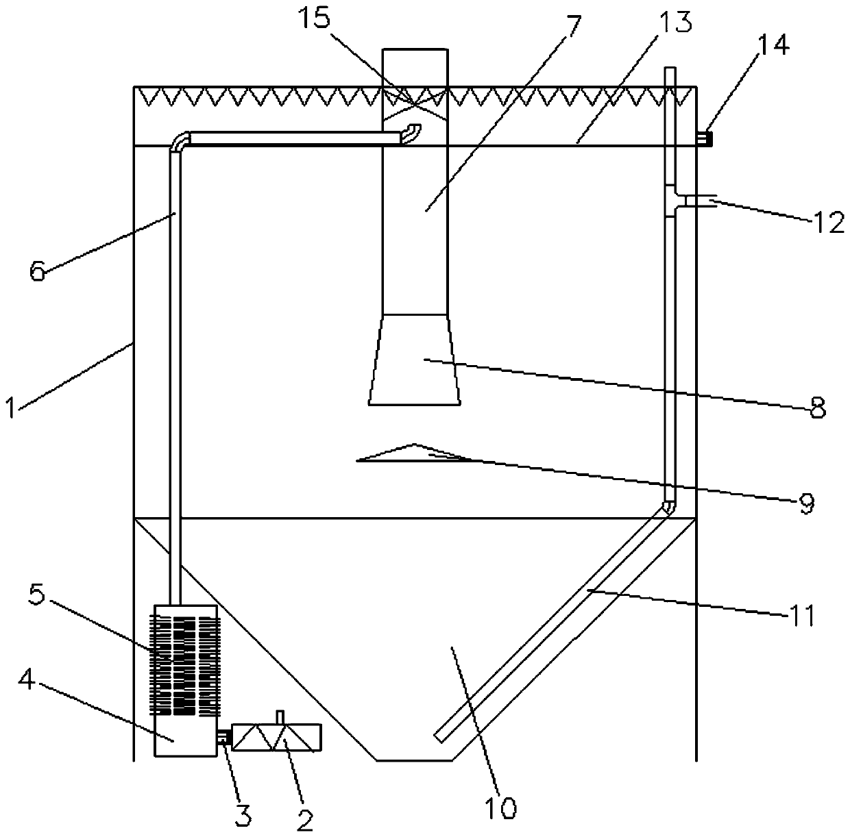 Magnetization sedimentation tank for sewage purification and purification method