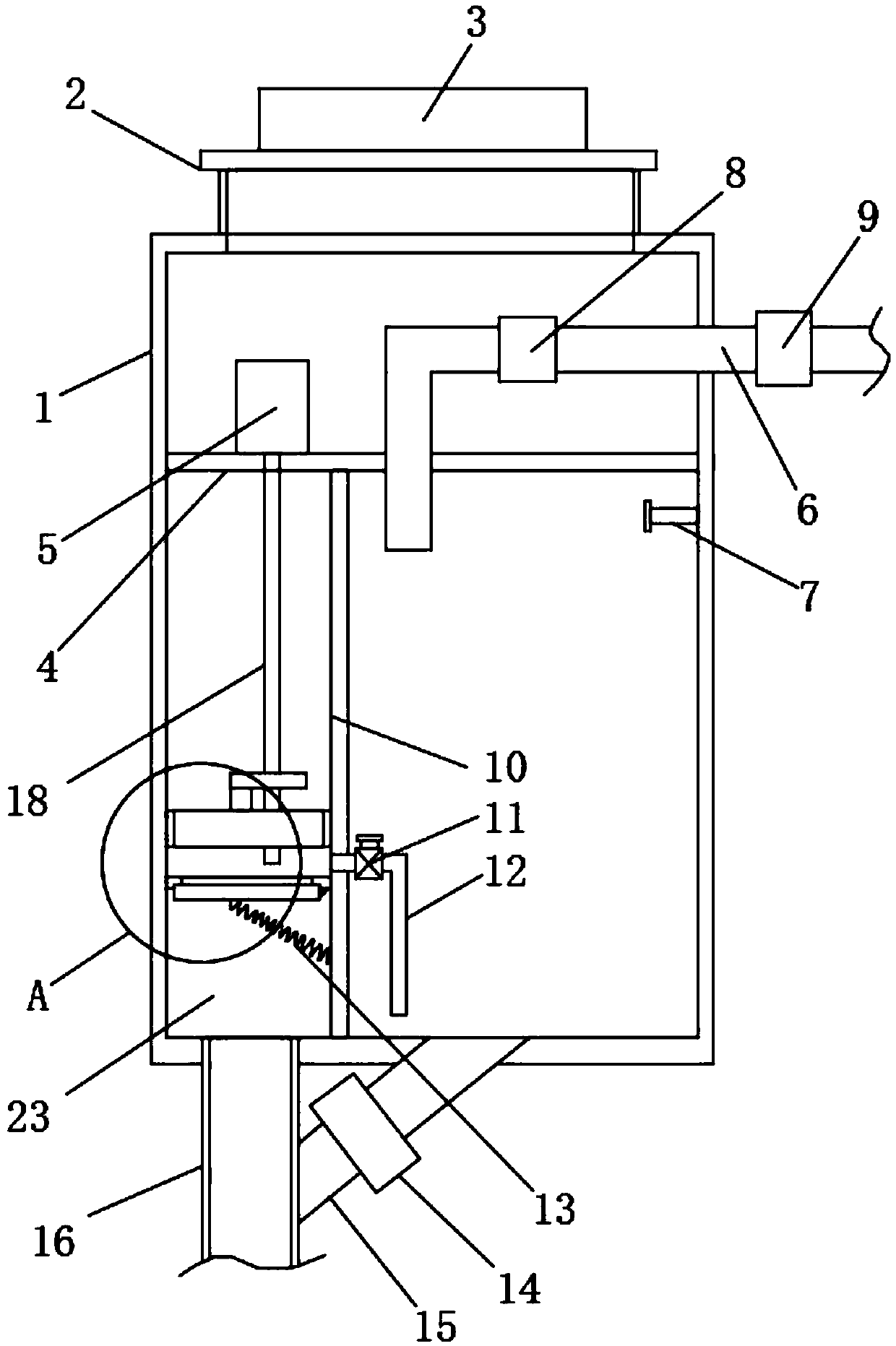 Intelligent water-saving toilet bowl water tank