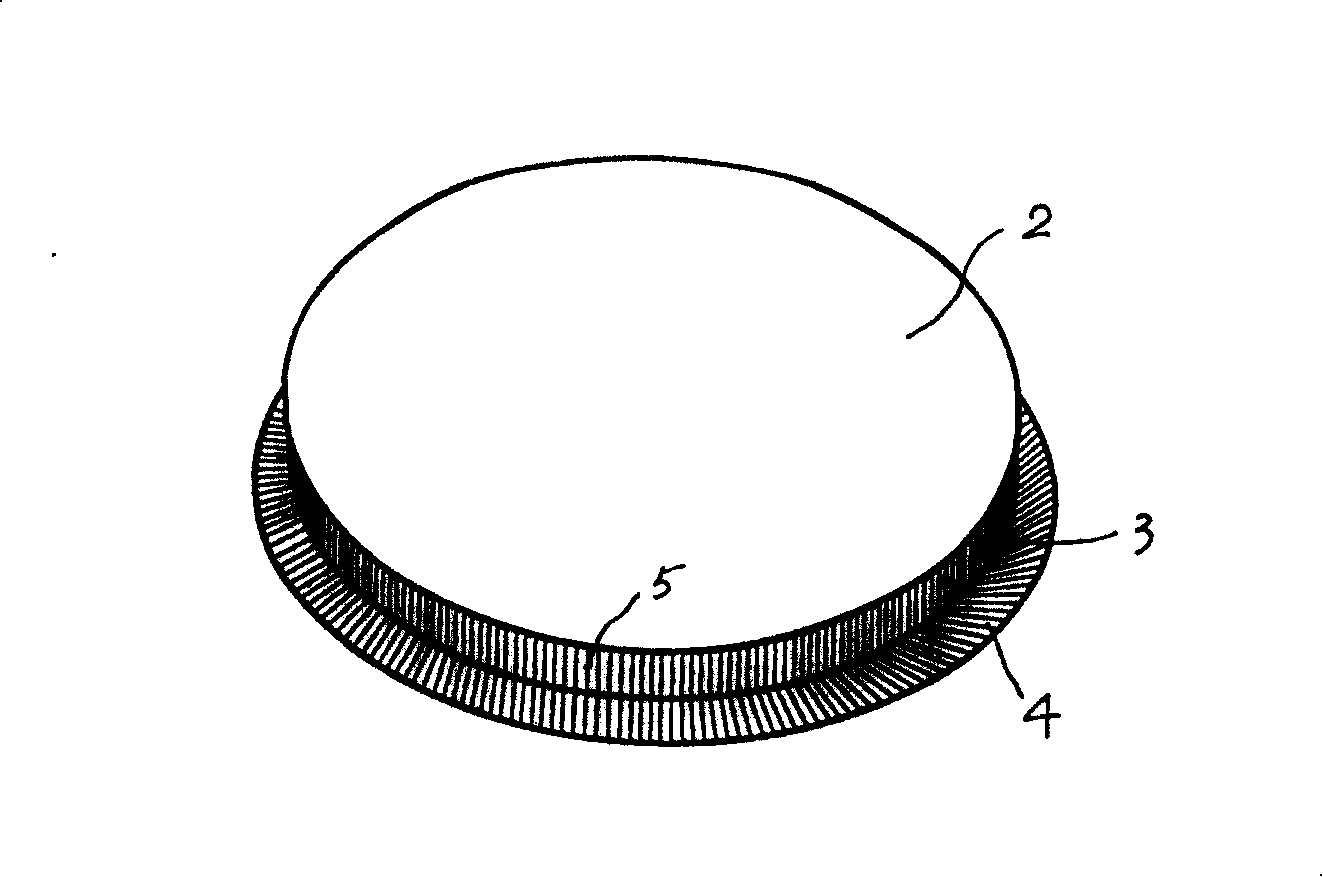 Cake box base tray, its producing method and device