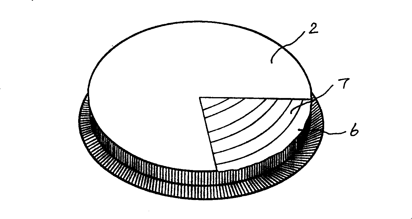 Cake box base tray, its producing method and device