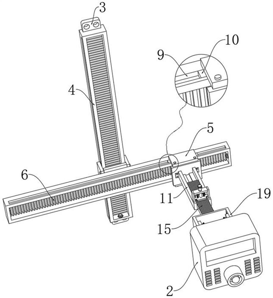 Device for detecting temperature of thermal power plant equipment