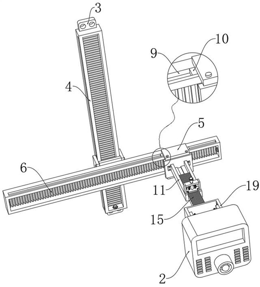 Device for detecting temperature of thermal power plant equipment