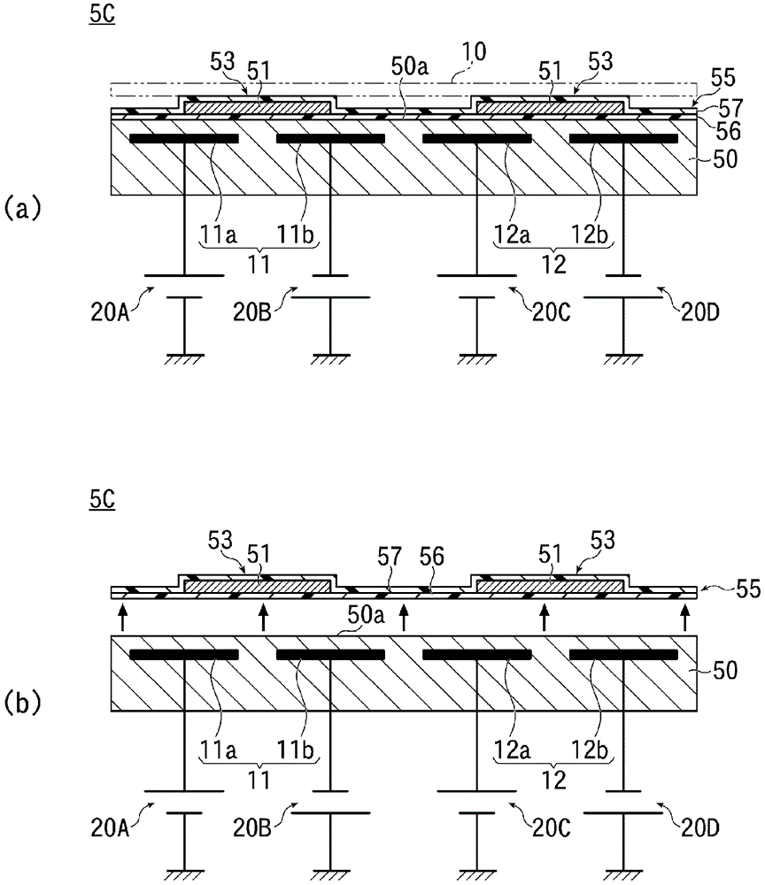 Attraction device and vacuum processing device