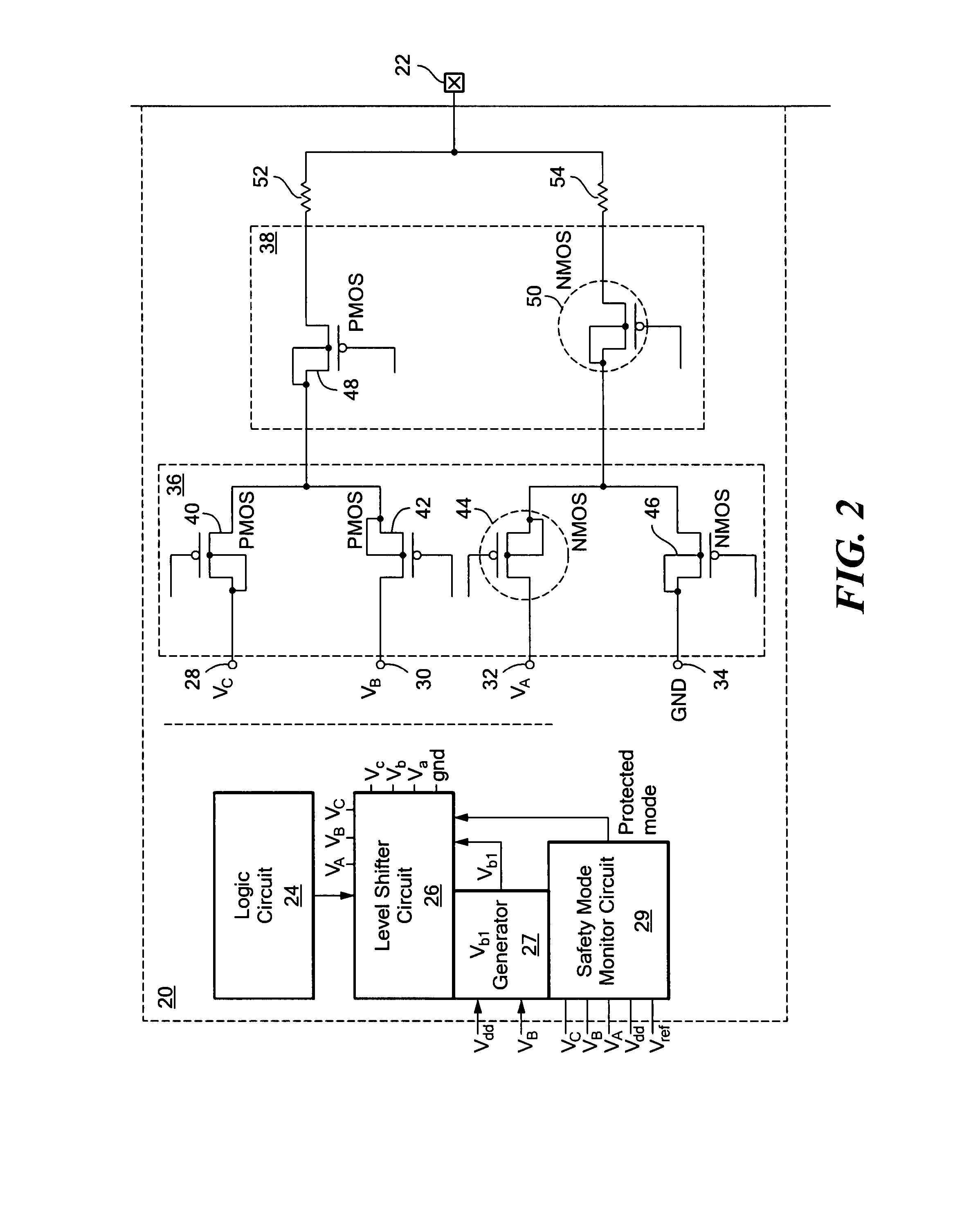 Low voltage driver for high voltage LCD