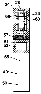 Blade taking device of blade server