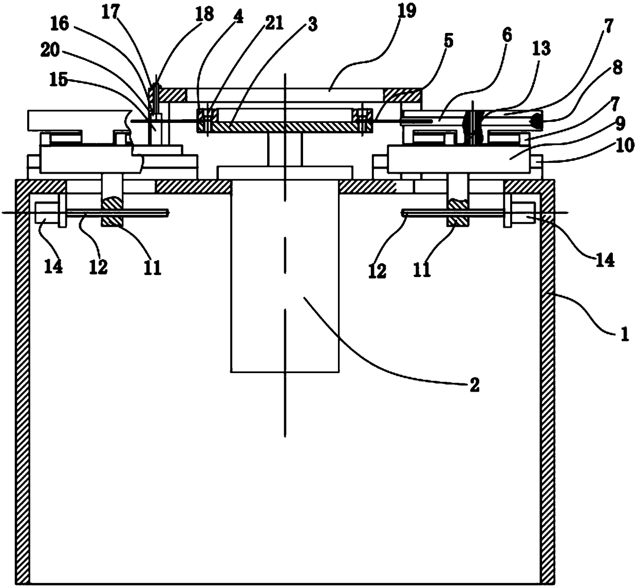 Ceramic grooving machining device