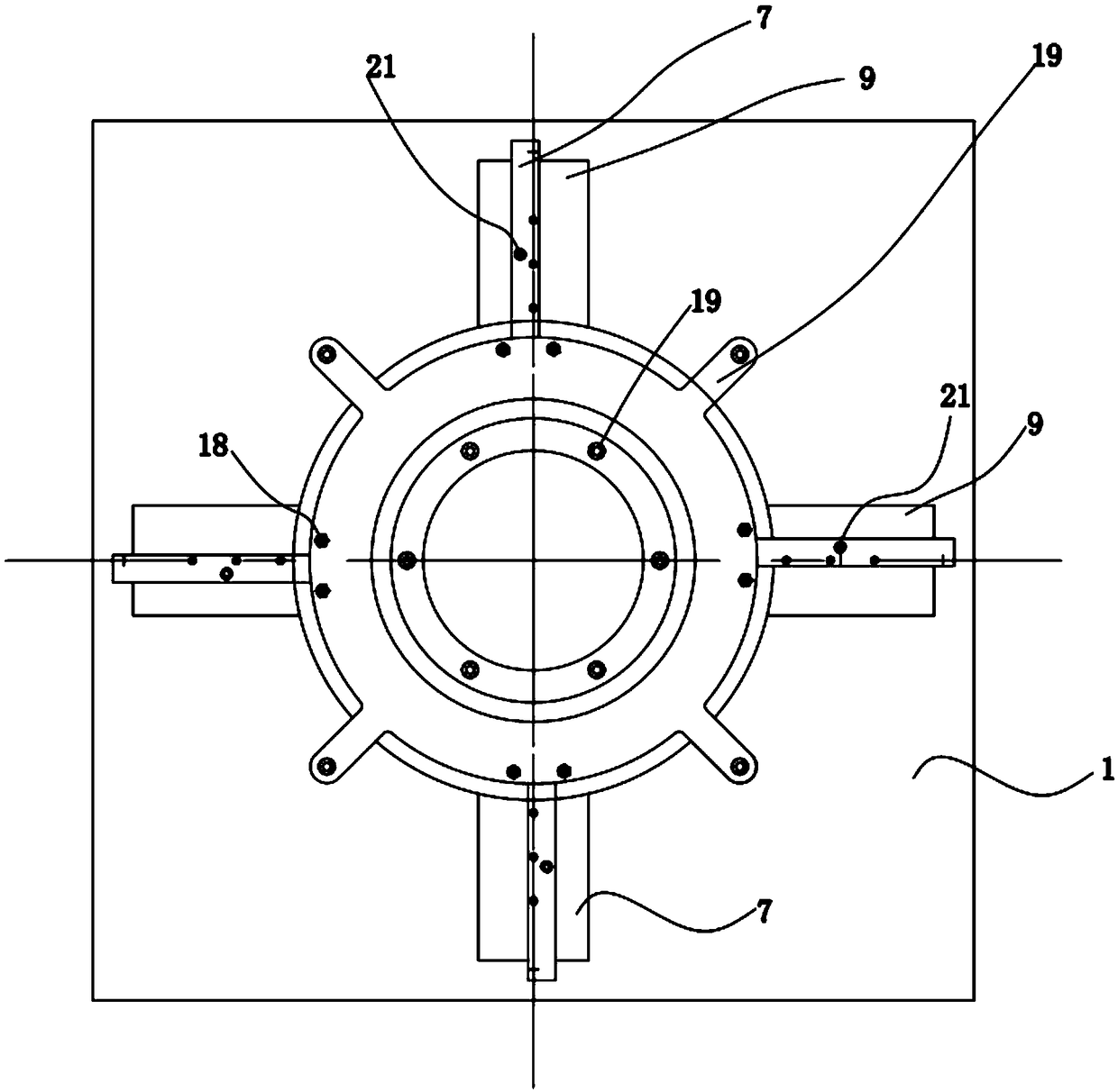 Ceramic grooving machining device