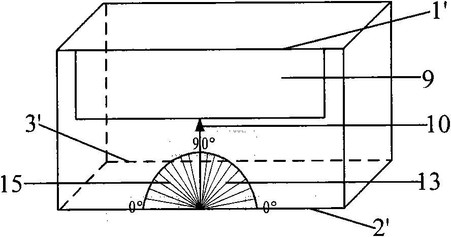 Three-dimensional positioning guiding gauge for puncture and using method thereof