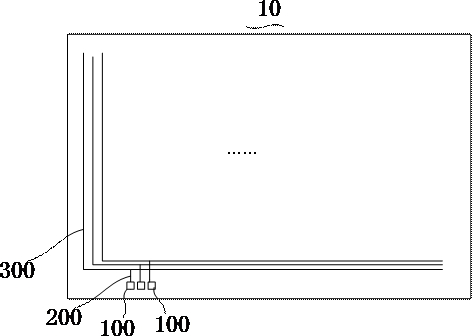 Display panel and its test terminals