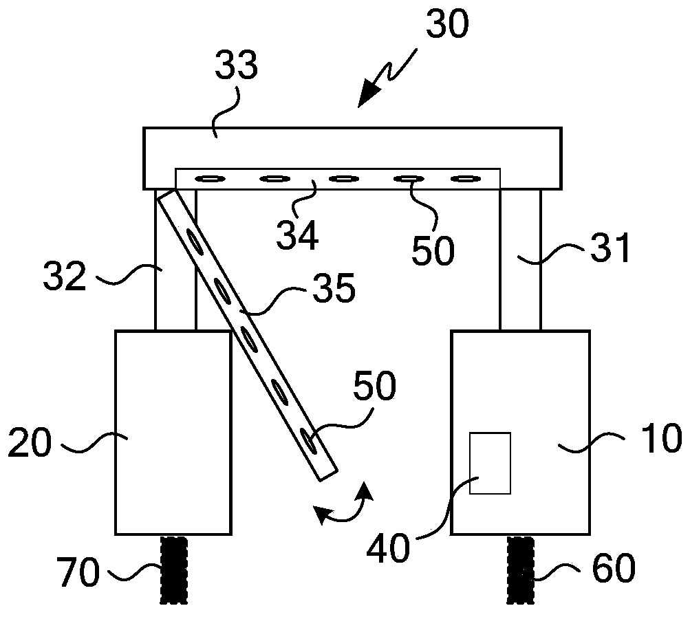 Walkable inspection device and control method