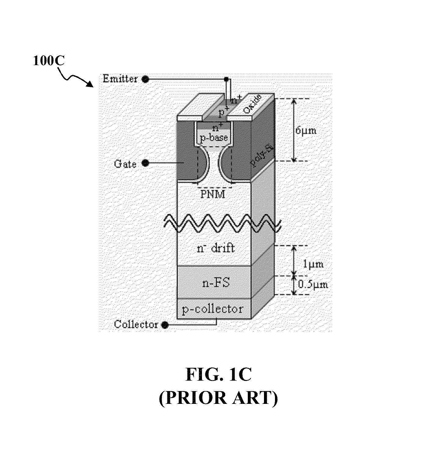 Charge reservoir IGBT top structure