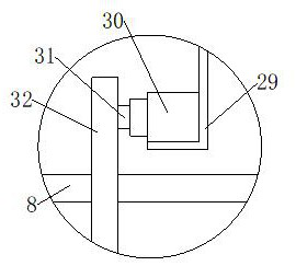 Automatic vertical hinged door of home elevator