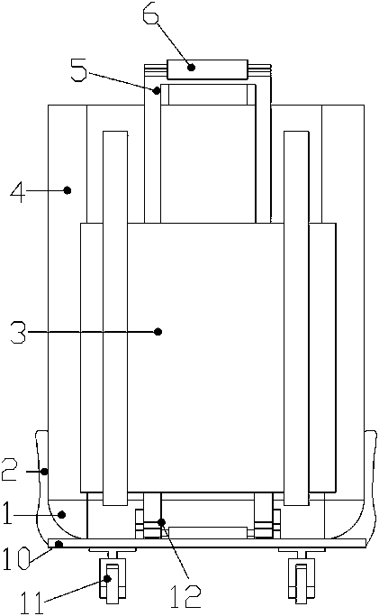 Portable schoolbag with labor-saving device