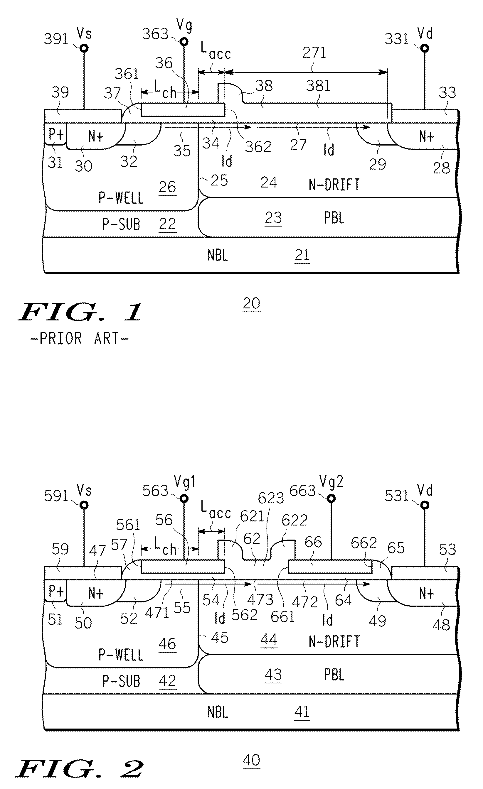 Dual gate ldmos device and method