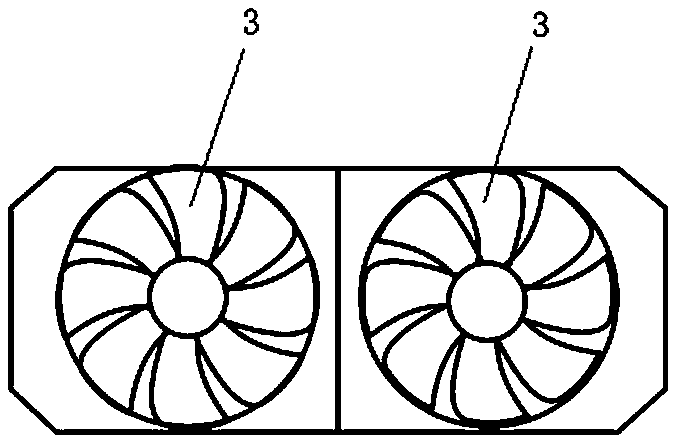 Wind power recovery power generation device for electric automobile