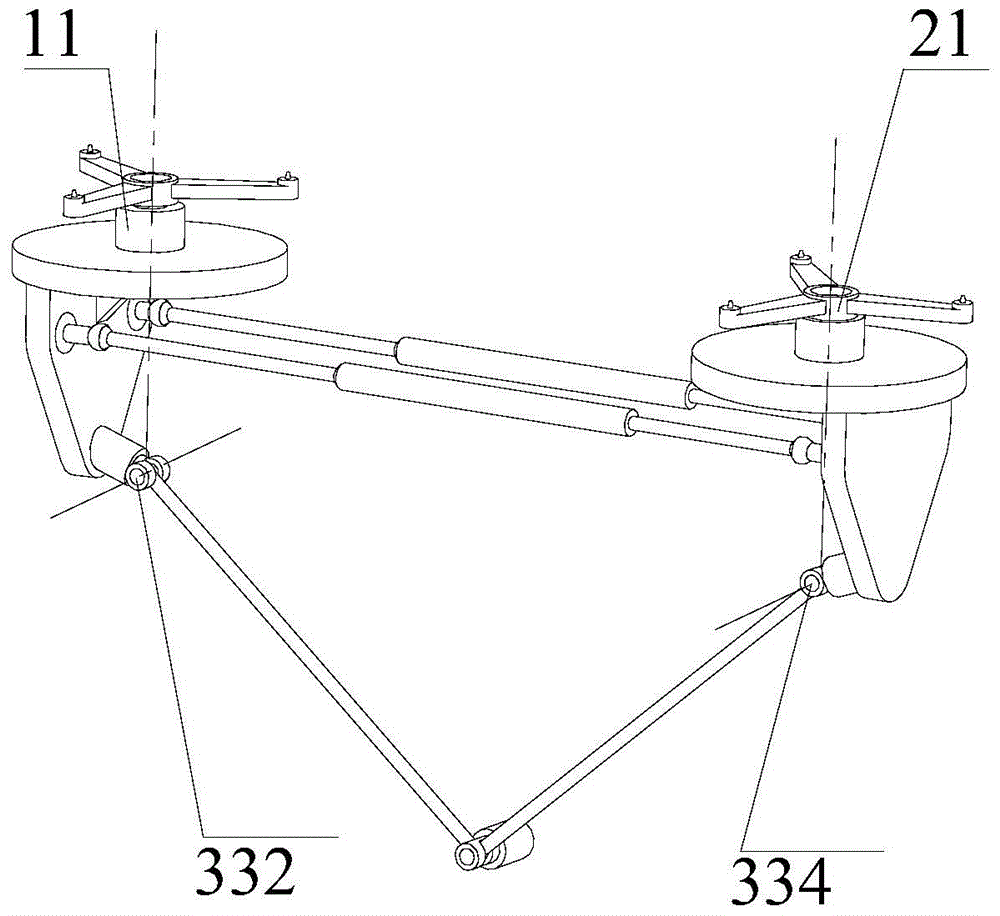 A seven-degree-of-freedom-three-branch parallel symmetrical mechanism for plate splicing