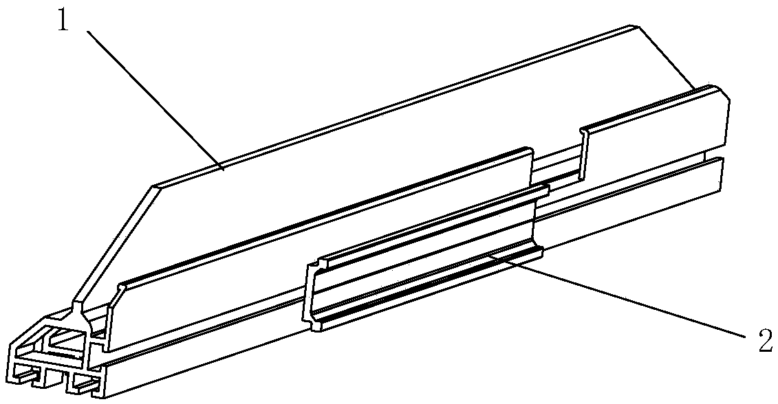 Door lock mechanism for automatic driving metro vehicle urgent evacuation equipment