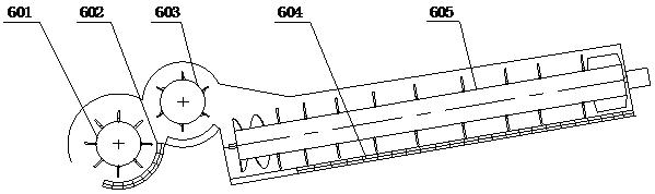 Adaptive anti-clogging control system and control method for cutting longitudinal flow combine harvester