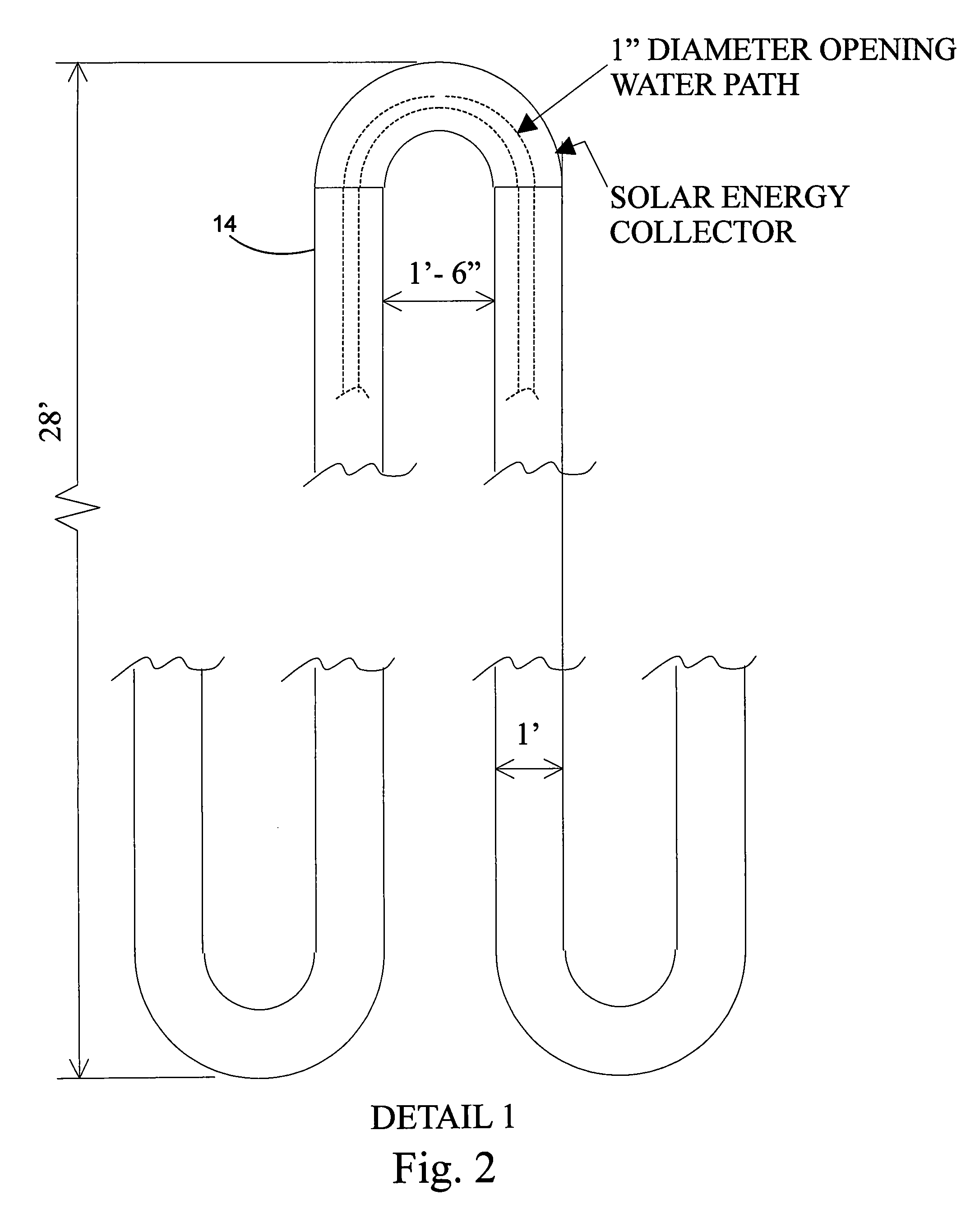 Water heater panel