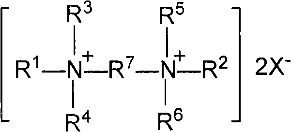 Use of quaternaries compound in floating silicate mineral