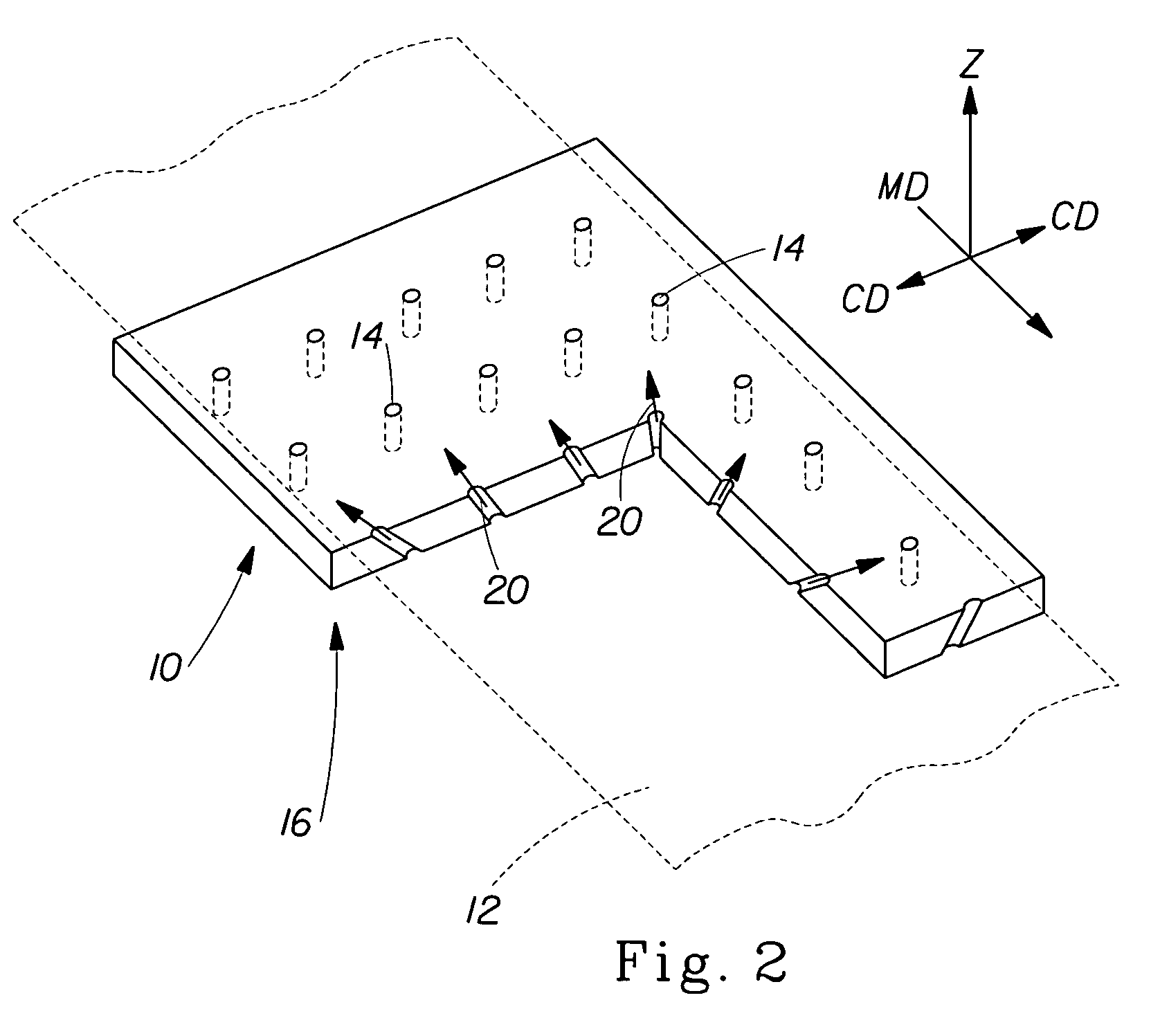 Vectored air web handling apparatus