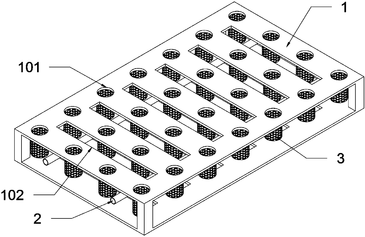 Auxiliary cultivation device for forestry seedling breeding