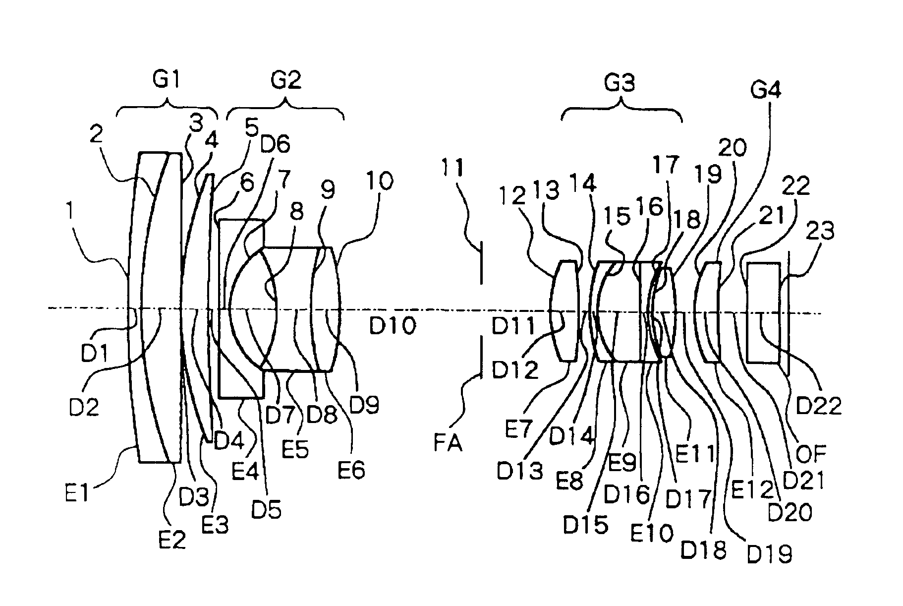 Zoom lens, camera, and mobile information terminal